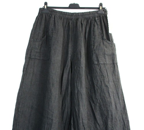 LAGENLOOK100% LINEN CROPPED PANTS IN 9 COLS SIZES :Plus:1(L) Plus 2(XL)Plus3(XXL - Picture 47 of 117