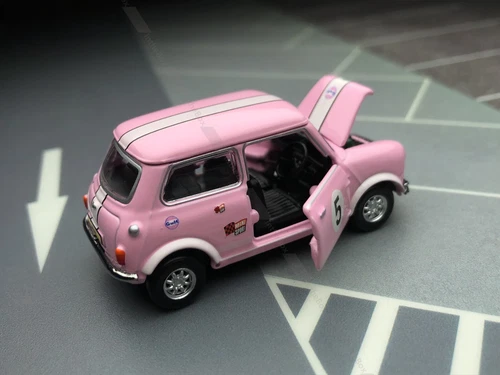 Tiny City 1/50 Mini Cooper Mk1 Pink (5) Diecast Model Car Collection Limited Edi - Picture 5 of 5