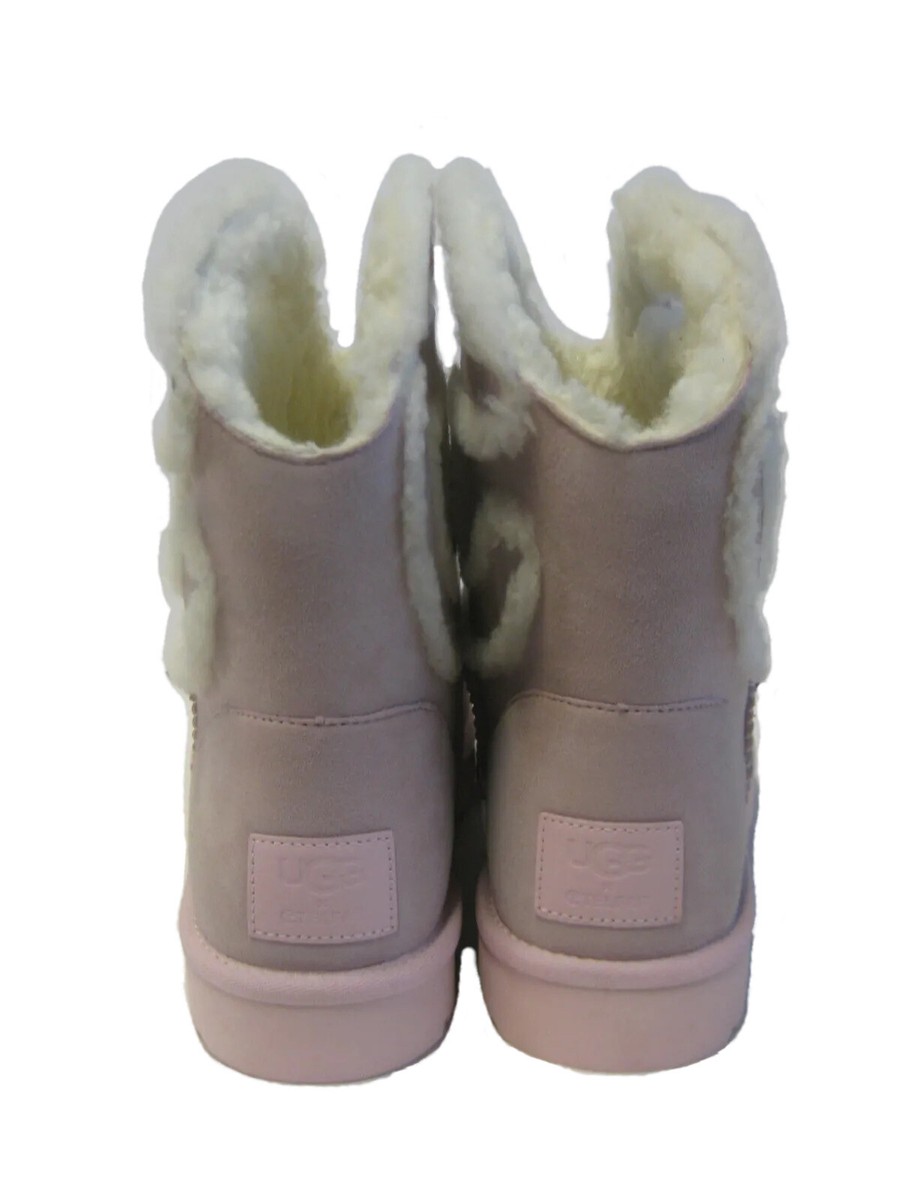 UGG X TELFAR LOGO ALL GENDER BOOTS SUEDE PINK US MEN 12