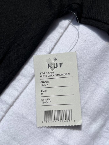 BRAND NEW HUF X SORAYAMA ROBOT RIDE T SHIRT BLACK SIZE MEDIUM - Picture 6 of 7