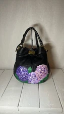 Acrylic art work on MARC JACOBS shoulder bag
