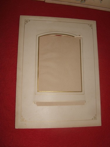 VINTAGE SET OF PHOTOGRAPHS & PHOTOGRAPH FLORAL DECORATIVE HOLDERS - Picture 5 of 7
