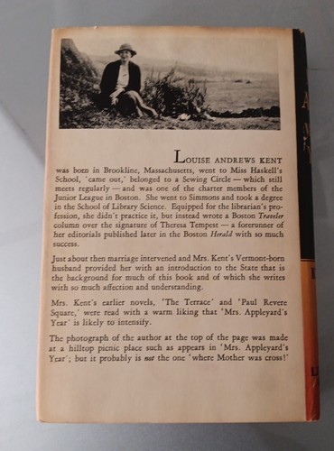 Mrs. Appleyard's Year By Louise Andrews Kent Hardcover & Dust Jacket VG - Picture 9 of 12