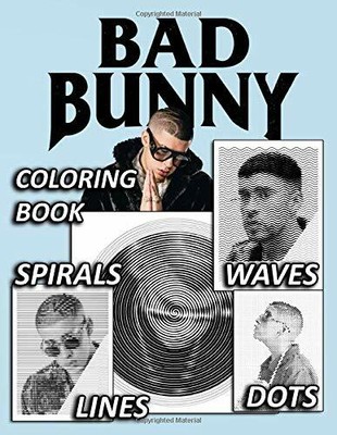 bad bunny dots lines spirals waves coloring book paperback 2020  ebay