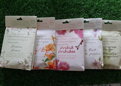 Home Fragrance Aroma Scented Sachet-Pack of 2 Bedrooms Drawers Closets YOU-PICK
