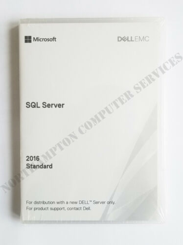 New, Microsoft SQL Server 2016 Standard Edition DELL ROK 07C9G7 - VAT - Picture 1 of 2