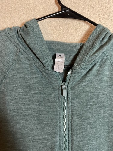 90 Degree by Reflex Women's Green Full Zip Hoodie / Sweatshirt Sz Large - Picture 2 of 4