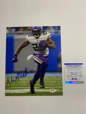 Alexander Mattison autographed signed 8x10 photo PSA COA Vikings NFL