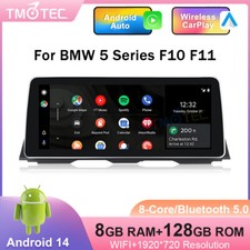 Autoradio 12.3" Android 14 GPS 8GB+128GB DAB+ Wifi DSP CarPlay BMW F10 F11 NBT