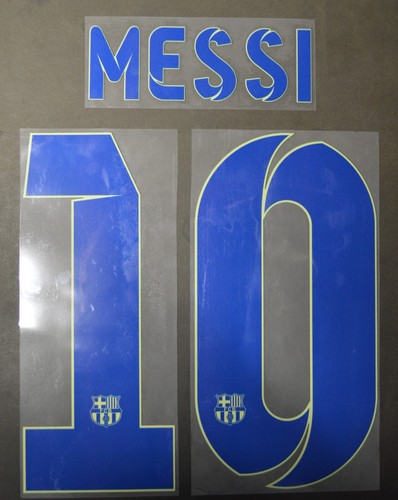 Name&Number Set für Barcelona für die Saison 2014/2015 Heim/Auswärts - Bild 4 von 4