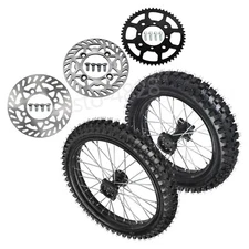 70/100-19 90/100-16 Wheel Tire Rim Sprocket Disc For Kawasaki KLX140 CR85 YZ85
