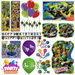 Teenage Mutant Ninja Turtles Party Tableware Decorations Balloons