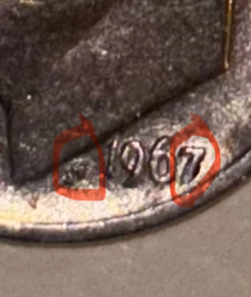 1967 ERROR Dime (IN GOD WE TRUST And 7 Error) - Image 3 of 3