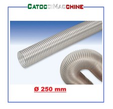 TUBO POLIURETANO SPIRALATO PER IMPIANTI DI ASPIRAZIONE Ø 250