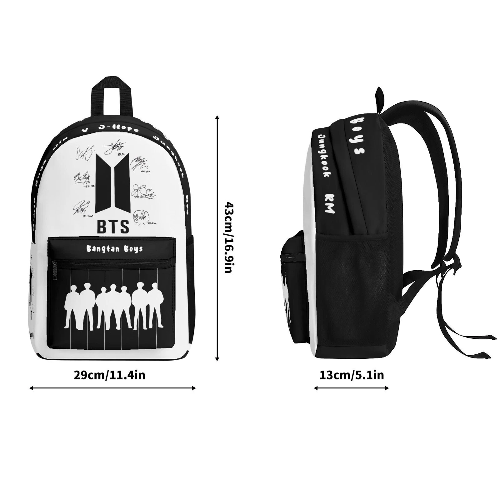 Bangtan Boys Backpack - Your Ultimate BTS Companion for K-Pop Adventure!
