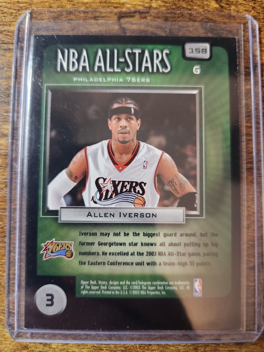 2003-04 Upper Deck Victory Allen Iverson NBA All-Stars #158
