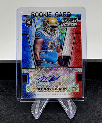 Kenny Clark Auto RC Dallas Cowboys 2016 Panini Prizm Refractor Mojo SPP #1/25