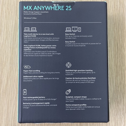 Brand New Sealed Logitech MX Anywhere 2S Bluetooth Edition Wireless Mouse - Picture 3 of 4