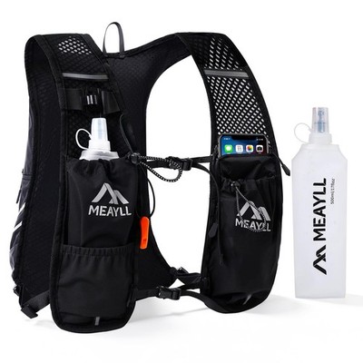 Running Trinkweste 7L leichter Rucksack mit 500ml TPU Flasche & 2L Blase