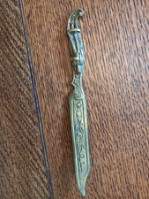 Antique Brass Letter-opener with Napoleon Motif on the Handle