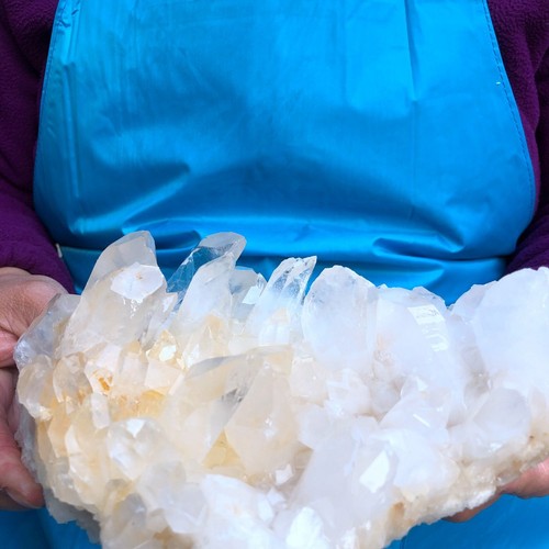 7.17LB Clear Crystal ThreeRhombic crystalFamily| Natural Crystal Family| - Picture 16 of 18