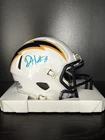 Los Angeles Chargers Daiyan Henley #0 Autographed Signed Color Rush Mini Helmet