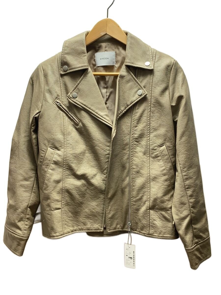 Emoda Double Riders Jacket/Free/ Leather/Beg/122310131501-01 3473