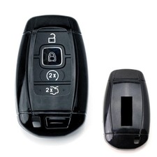 Cubierta de carcasa de llavero negra brillante para Lincoln MKZ MKC Navigator Continental de 18-up