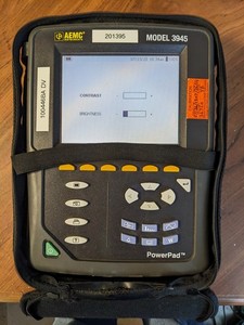 AEMC 3945 Power Quality Analyzer PowerPad 3 Phase PQA 3000A