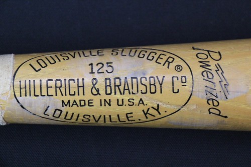 Vintage Louisville Slugger Mickey Mantle 125 Bat 34" Hillerich&Bradsby Powerized - Picture 5 of 15