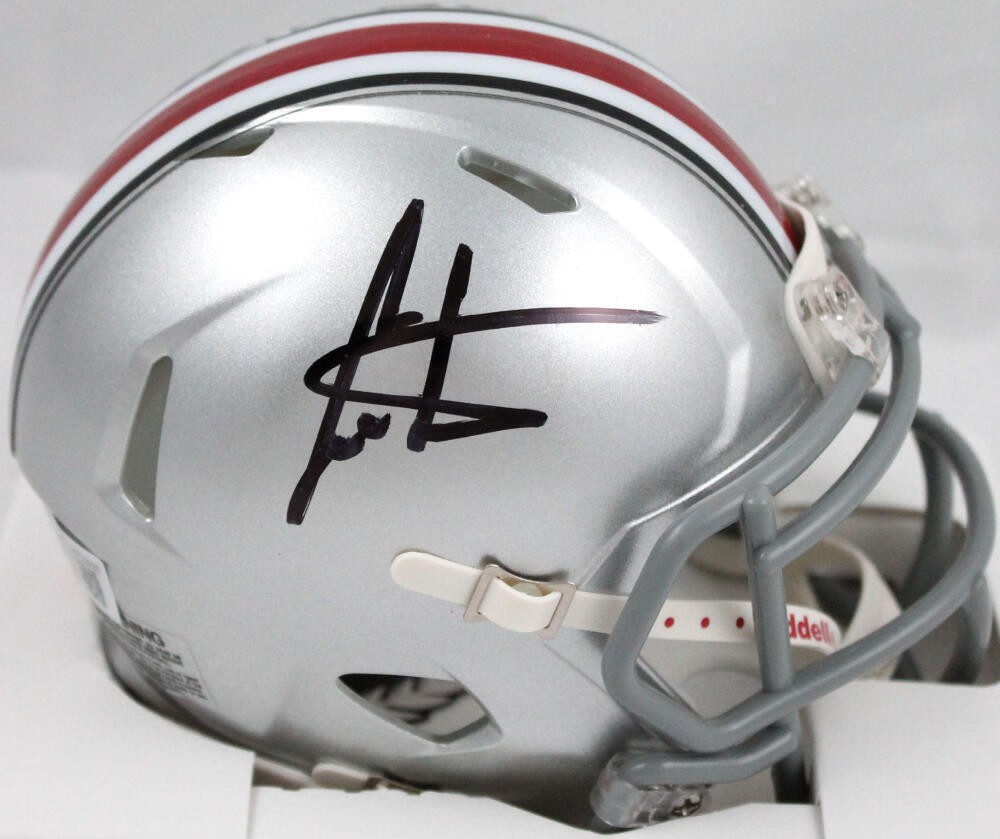 Cris Carter Autographed Signed Ohio State Buckeyes Speed Mini Helmet-Beckett W Hologram 