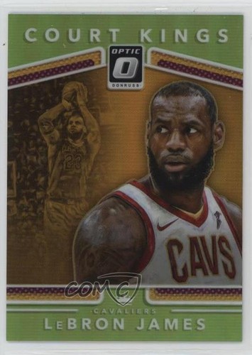 LeBron James [Green] #5 2017 Panini Donruss Optic Court Kings card