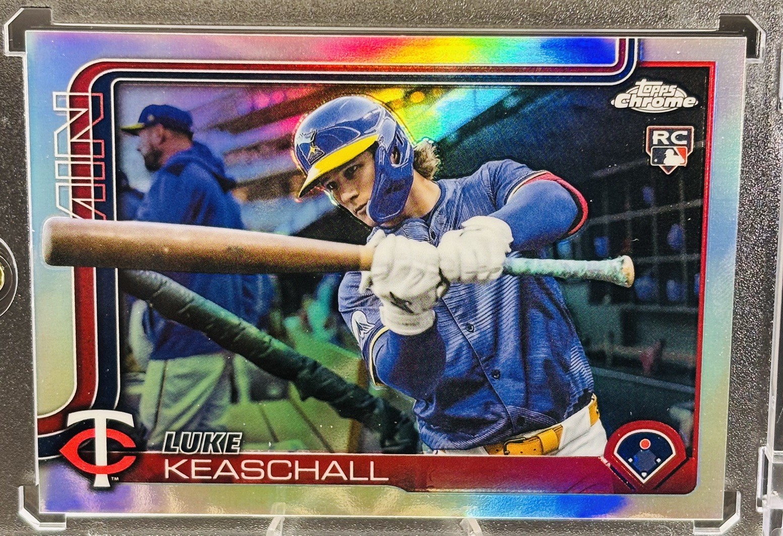 2025 Topps Chrome Update Luke Keaschall RC Image Variation SP Twins 🔥 USC106