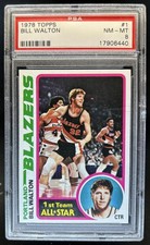 1978-79 Topps Bill Walton All-Star #1 Trail Blazers PSA 8