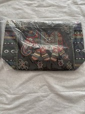 Women s Multicolor & Black Embroidered Elepha...
