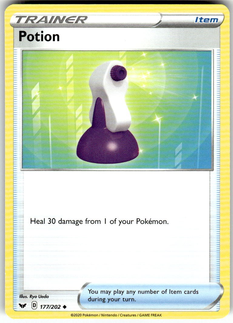 Potion 177/202 Uncommon Sword & Shield Pokemon Near Mint
