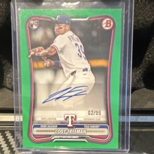 Topps 2026 Bowman Paper RV Retail Autos Cody Freeman Rookie Auto PRV-CF /99