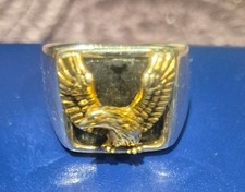 Silber Ring 925er  mit Adler Gr. ca 63 Gewicht 12,38g