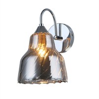 Schwarz Durchsichtig Glamour Moderne Wandleuchte Leuchter 1X40W/E14