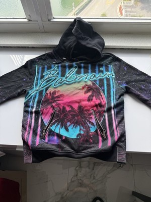 Balmain in Paris Miami Nights Men s Oversized Hoodie Size large