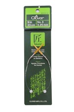 Bamboo Circular Knitting Needles "Takumi" , 9-Inch Size 3 3016/9-03