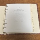 Hallmark Refillable Address Book Ring Binder A-Z Tabs Paisley Cover RA5966 — photo 1