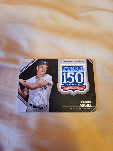 2019 Topps 150th Anniversary Commemorative Patch - Roger Maris