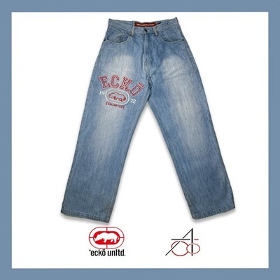 Ecko Unlimited vintage baggy jeans, W32/M size