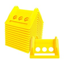 4" Flatbed Edge Protectors 24 Pack Plastic Corner Protector with Carrying Cas...