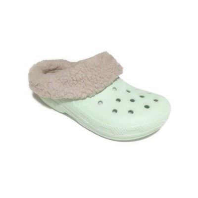 CROCS Classic Blitzen IV Lined Clogs Mens 5 Womens 7 Jade Tint Slippers Shoes