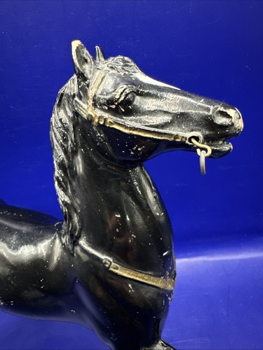 Vintage Breyer Black Beauty P40 cavallo classico V Blaze nero/oro 1955-62 fiera - Foto 2 di 12