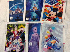 Completed Diamond Art - DISNEY, Yoda, Mario, Stitch, Christmas-ready to frame
