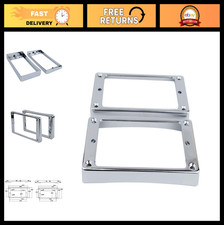 Curved Metal Humbucker Pickup Mounting Ring Set for Les Paul  Bass Guitars - 2P