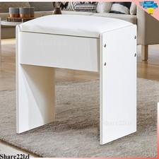 Vanity Stool, Padded Makeup Chair Bench Wood Vanity Stools with Cushion Small